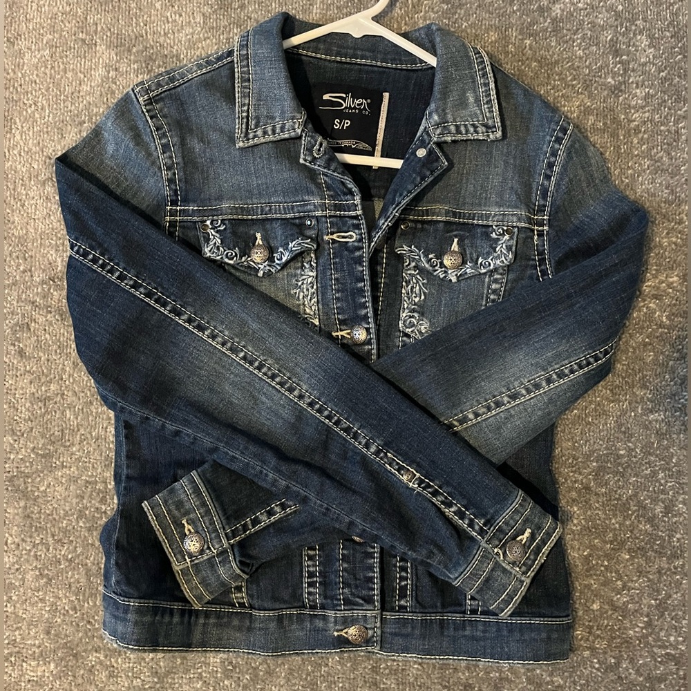 Silver Jeans Womens Denim Jacket - Size Small